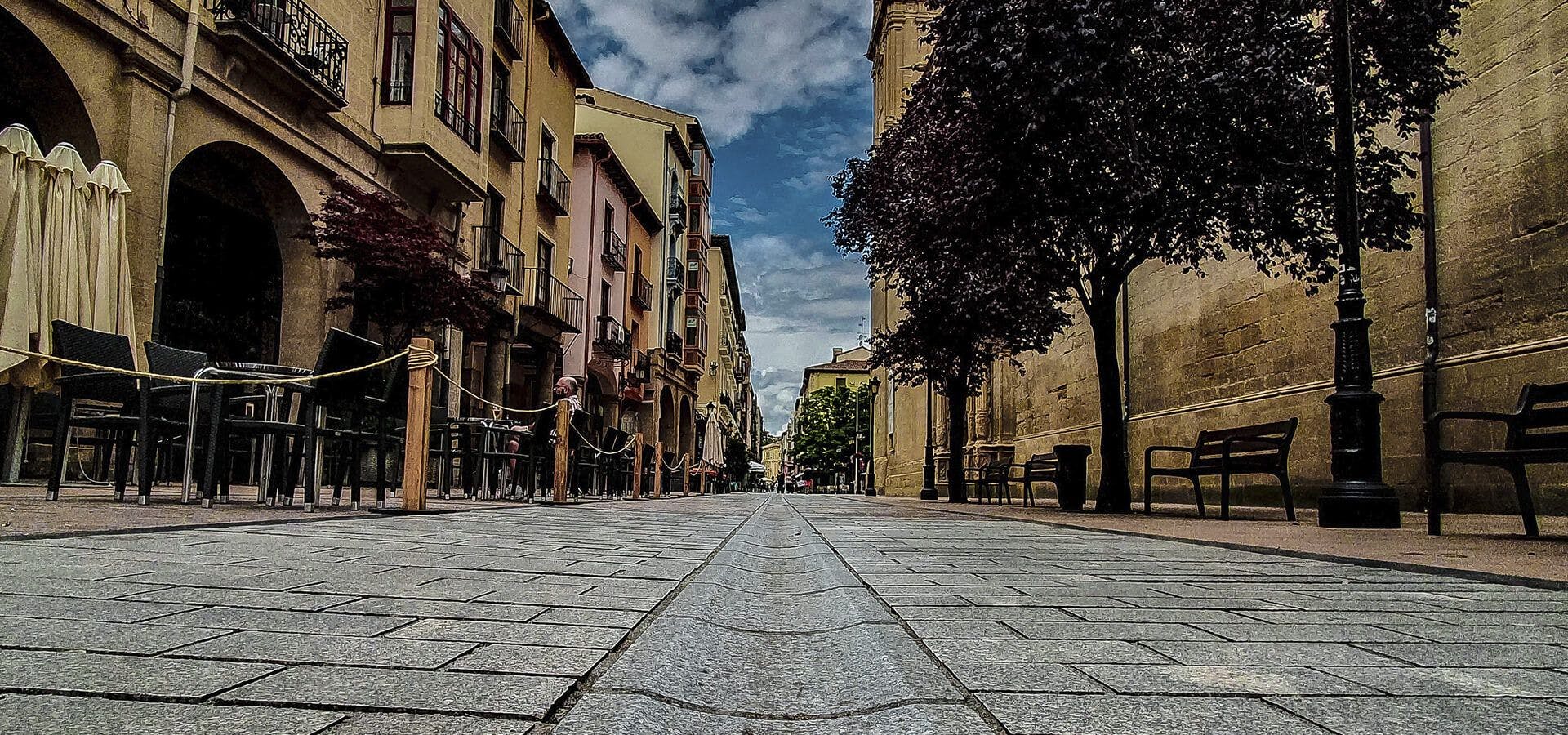 Calle del casco antiguo de Logroño